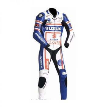 Suzuki Motorbike Motogp Leather Suit