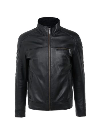 Inseam Pockets Style Leather Jacket