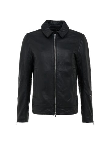 Inside Pocket Style Leather Jacket