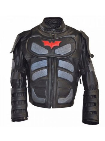 Batman The Dark Knight Rises Motorcycle Leather Jacket
