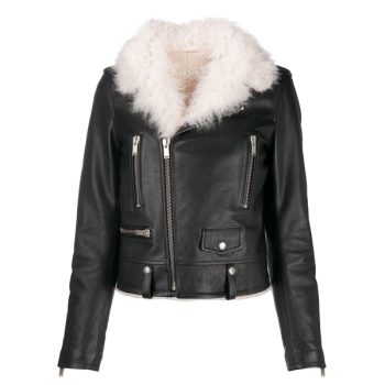 faux fur collar coat