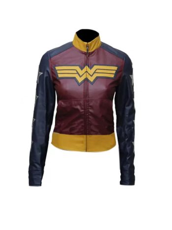 Wonder Woman Genuine Leather Fashion Jacket Gal Gadot