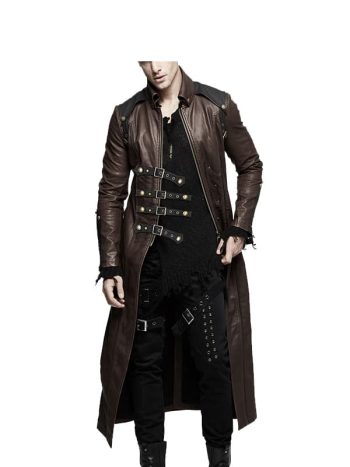 Multi Straps Zip Up Coat