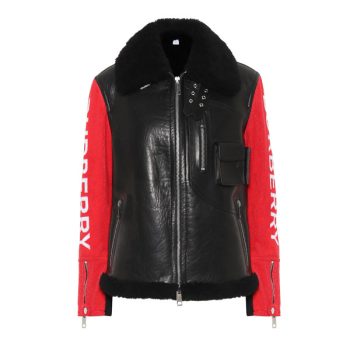shearling leather jacket