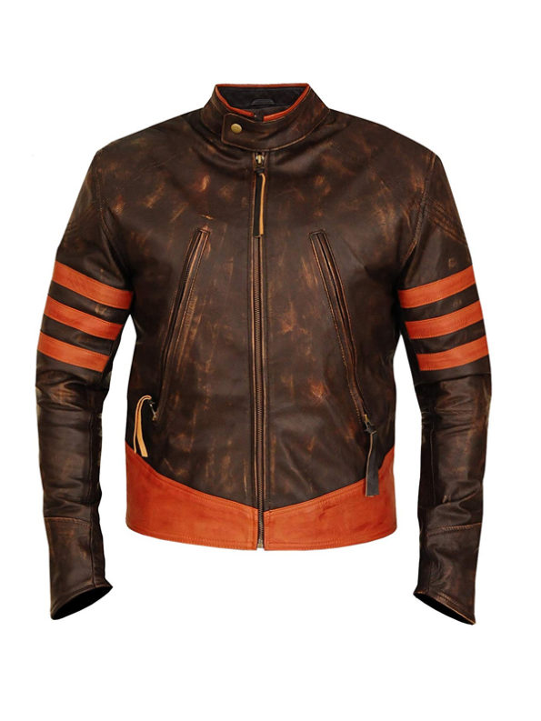 men’s distressed leather jackets