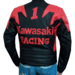 kawasaki leather riding jacket