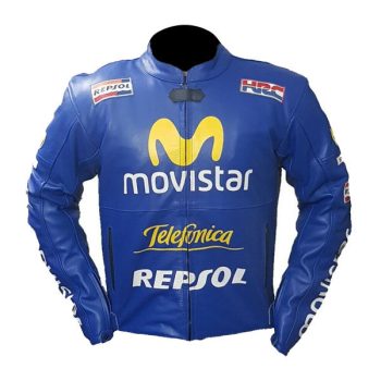 Honda Repsol Cx Cowhide Motorbike Leather Jacket