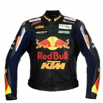 KTM Power Wear MotoGP Leather Jacket Biker Leather Jacket