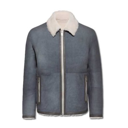 white fur collar leather jacket