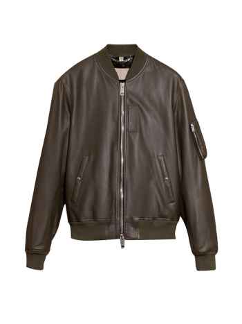 Brown Lambskin Style Leather Jacket