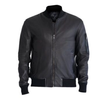 classy leather jacket
