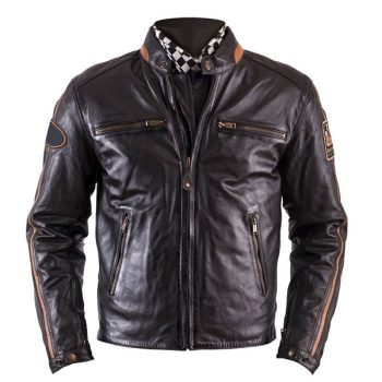 Lightweight Motorbike Mens Ace Rag Leather Jacket