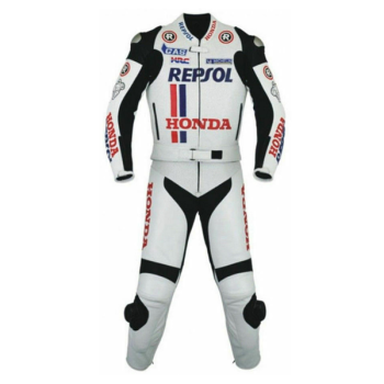 Cowhide Honda Repsol Motorbike Leather Suit