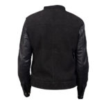 Men Black Bomber Jacket