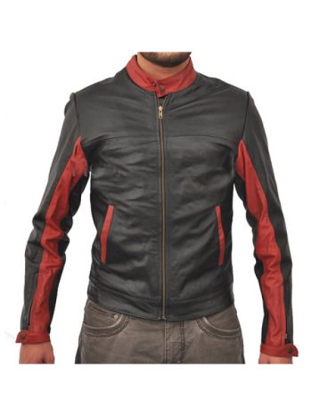 Christian Bale Movie Batman Style Leather Jacket