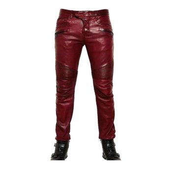 leather pants outfit winter