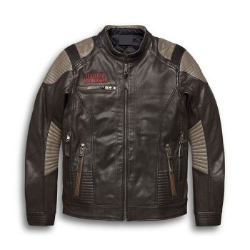 Men’s Harley Davidson Exhort Leather Motorcycle Jacket