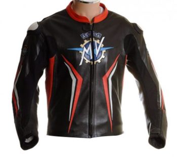 MV AGUSTA 2018 RACE REPLICA MOTORCYCLE LEATHER JACKET