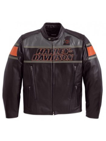 Men’s Rumble Harley Davidson Motorcycle Leather Jacket