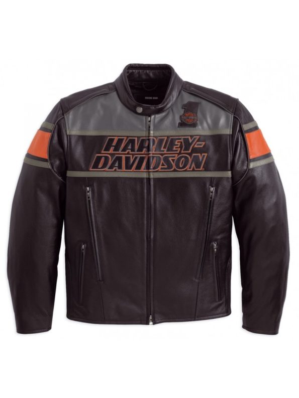 MENS REMBLE HARLEY DAVIDSON MOTORCYCLE LEATHER JACKETS