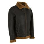 real leather shearling jacket