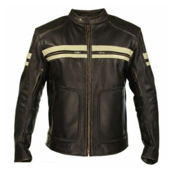Mens Black Lambskin Leather Jacket