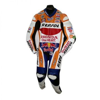 Honda Repsol Motorbike Racing Leather Suit