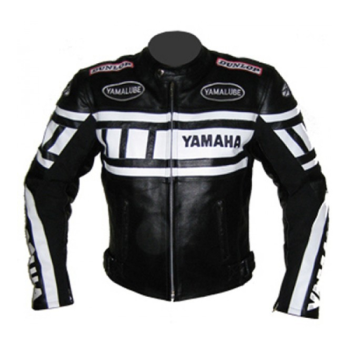 Yamaha White-black-red Real Cowhide Motorcycle Racing Leather Jacket All SizesBlue Yamaha Textile Vintage Motorcycle Jacket Yamaha Black And White Cowhide Leather Racing Motorcycle Jacket All Sizes