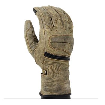 Motor Bike Cafe Racer Leather Gloves