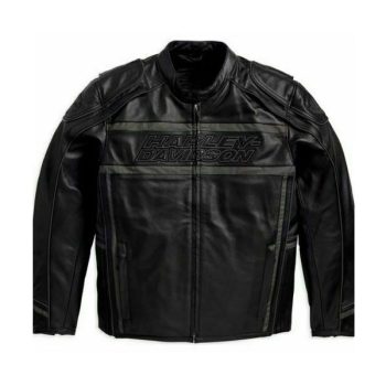 Harley Davidson Men’s Luminator 360 Black Leather Jacket