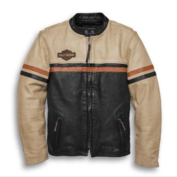 Harley Davidson Men’s High Quality Racing Leather Jacket