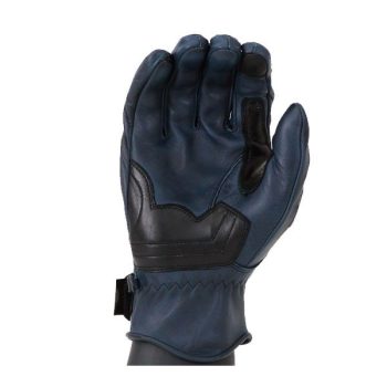 Women Motorbike Waxed Leather Cafe Racer Gloves