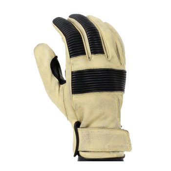 Motorcycle Distressed Leather Motorbike Gloves For Mens