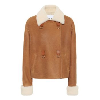 womens shearling leather jacket