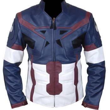captain america motorcycle jacket