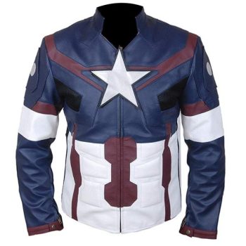 captain america motorcycle jacket