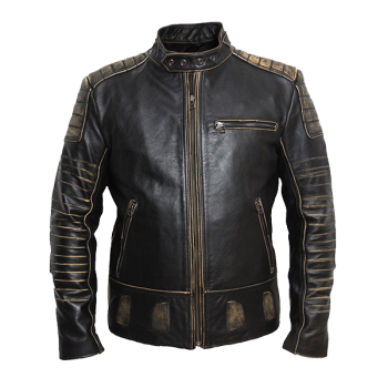 Vintage Motorcycle Leather Jacket