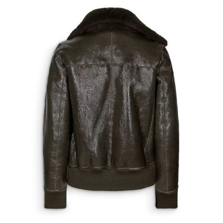 shearling lined leather jacket