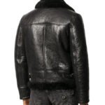 Mens-Black-Long-sleeve-Shearling-trim-Jacket.jpeg