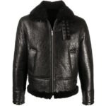 Mens-Black-Long-sleeve-Shearling-trim-Jacket.jpeg