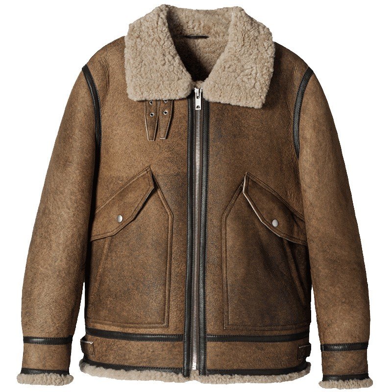 Mens Sheepskin B3 Bomber Jacket