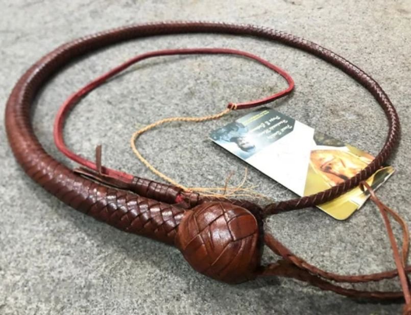 Cow Skin Snake Whip – Built for Precision