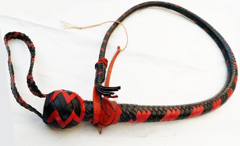 Kangaroo Leather Snake Whip