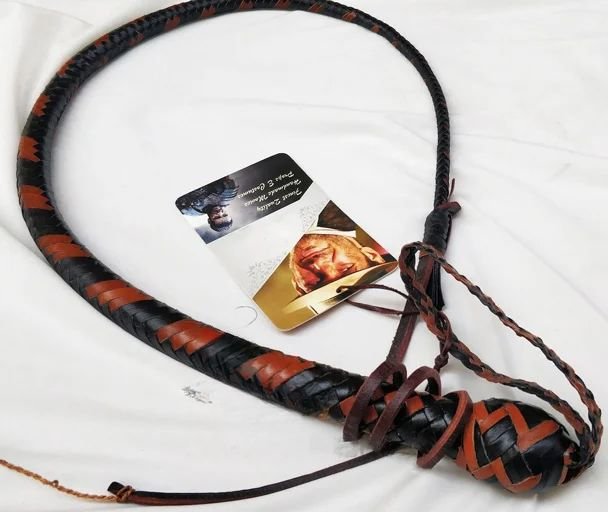 Snake Whip for Sale​ – Handcrafted Kangaroo Leather Bullwhip
