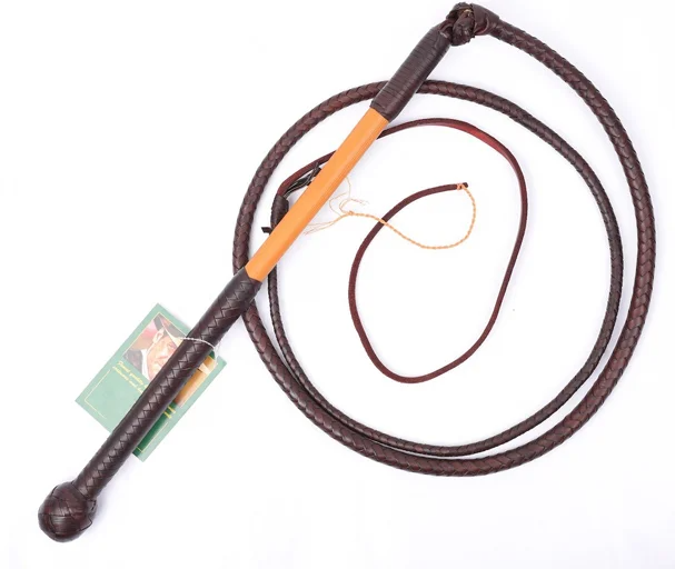 Cow Hide Stock Whip