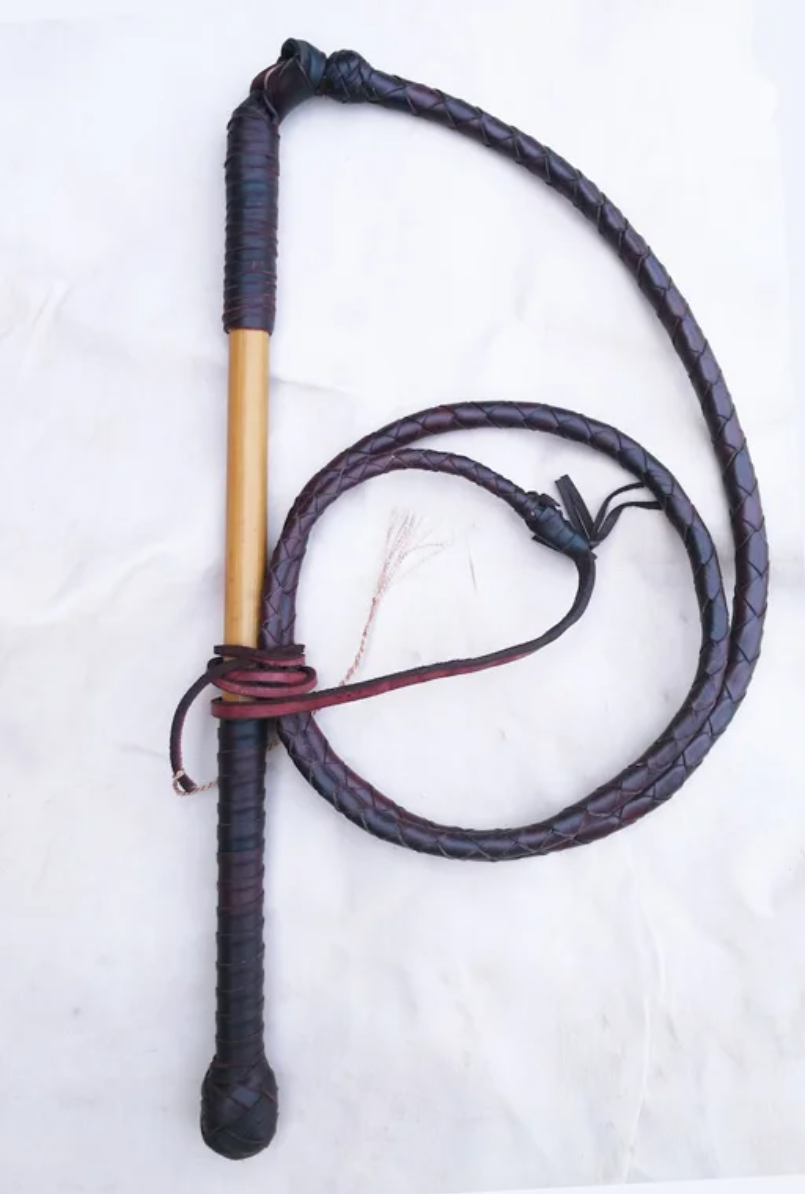 Cow Hide Stock Whip