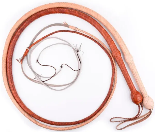 Whip Indiana Jones – 3ft to 18ft Braided Kangaroo Leather Whip