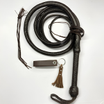 Cow Hide Whip – Chocolate Brown Indiana Jones Style Bull Whip
