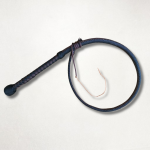 Black and Dark Brown Nylon Bullwhip | 3ft to 18ft