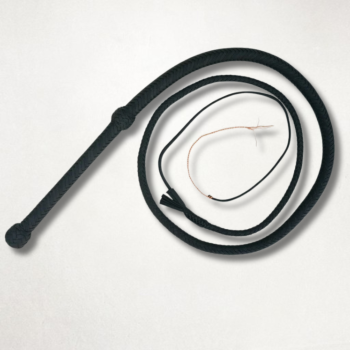 Black Paracord Bullwhip | 3ft to 18ft Nylon Braided Whip